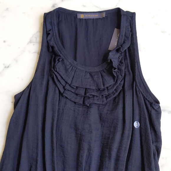 NWT. The Limited Rayon Nylon Tank Top with 3D front decoration. - Picture 2 of 6